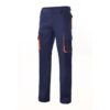Pantalón Bicolor 103004 Azul Navy y Naranja