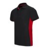Polo Bicolor MC 105504 Negro y Rojo