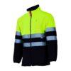 Chaqueta Polar Bicolor AV 183 Negro y Amarillo Flúor