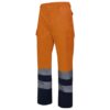 Pantalón Bicolor AV 303001 Naranja Flúor